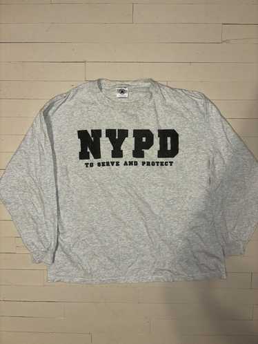 Delta Vintage NYPD Long Sleeve T Shirt Delta Pro W