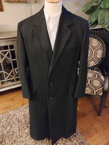 Chaps Ralph Lauren Vintage Houndstooth Overcoat