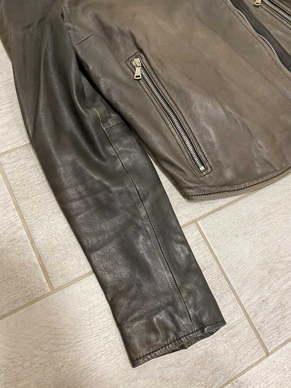 Calvin Klein × Leather Jacket × Vintage Calvin Kl… - image 11