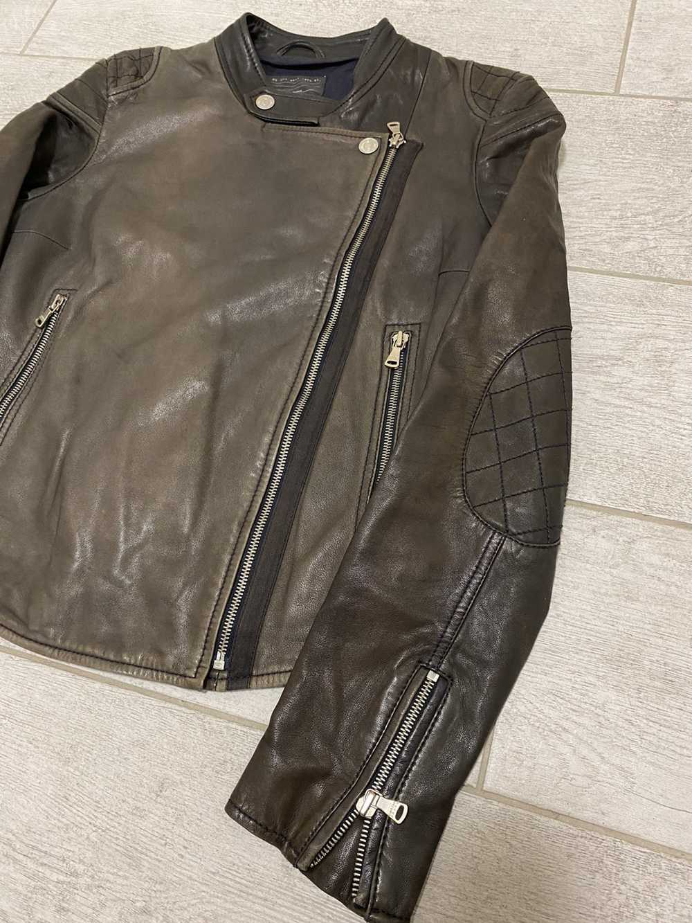 Calvin Klein × Leather Jacket × Vintage Calvin Kl… - image 6