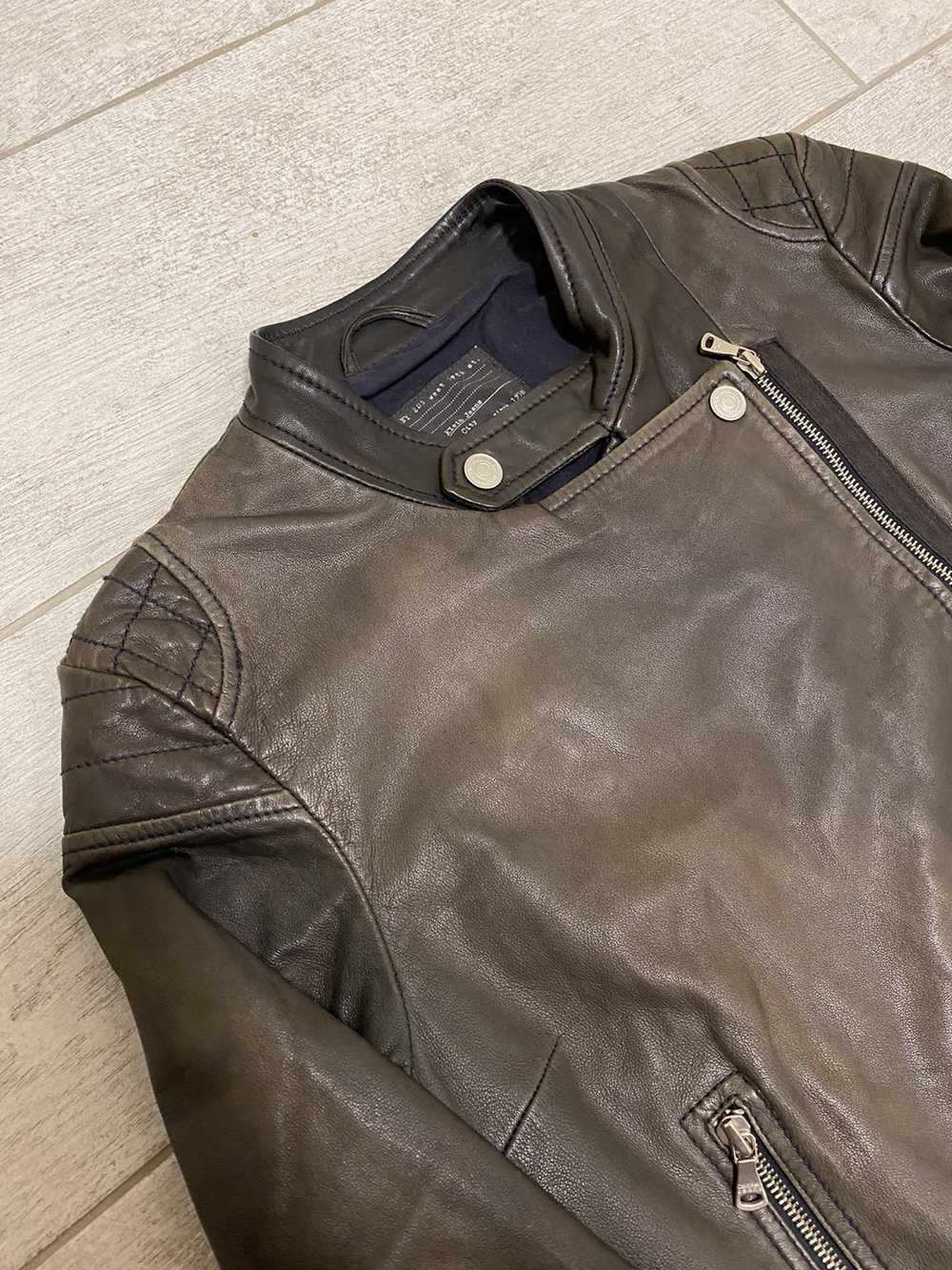 Calvin Klein × Leather Jacket × Vintage Calvin Kl… - image 8