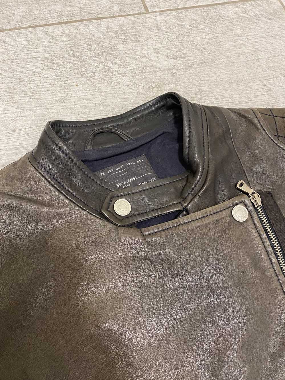 Calvin Klein × Leather Jacket × Vintage Calvin Kl… - image 9