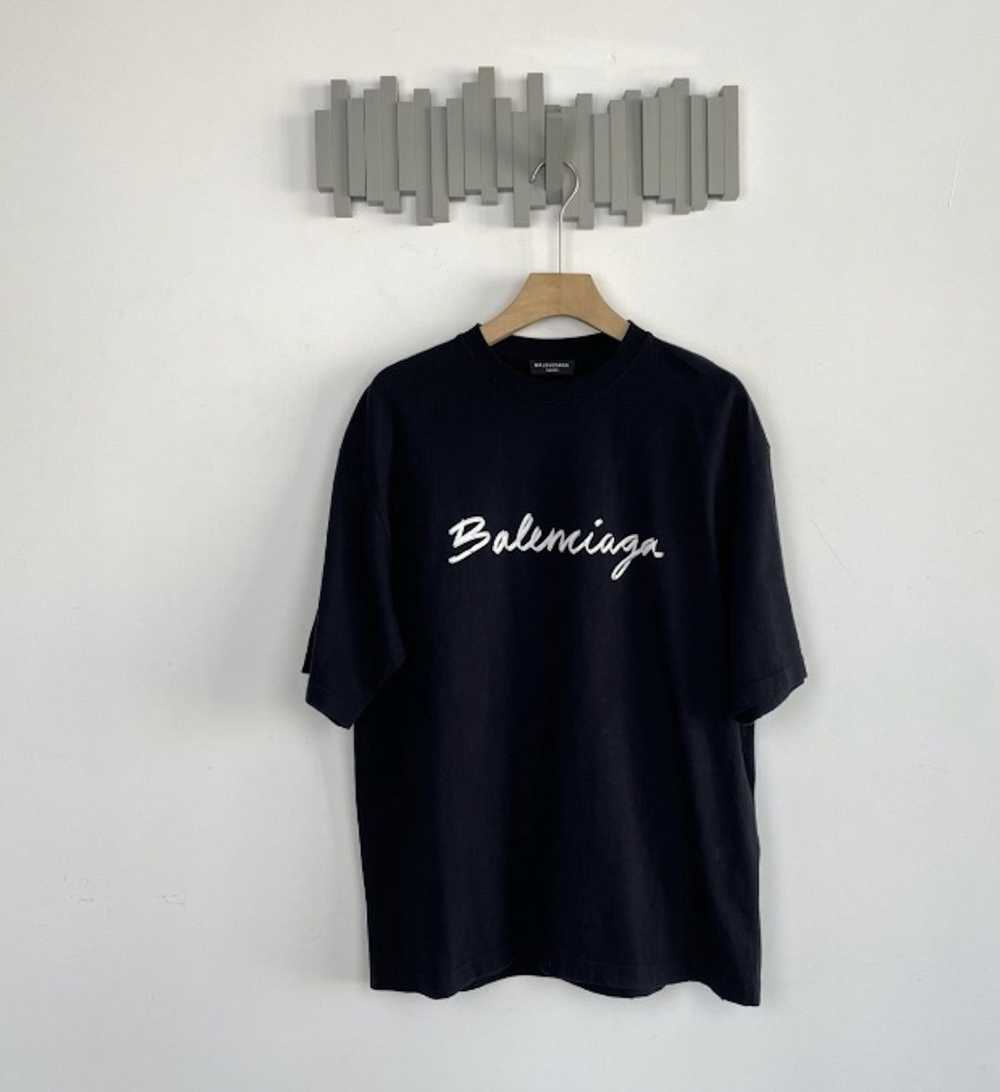 Balenciaga Balenciaga FW22 Hand-printed Logo Shor… - image 1