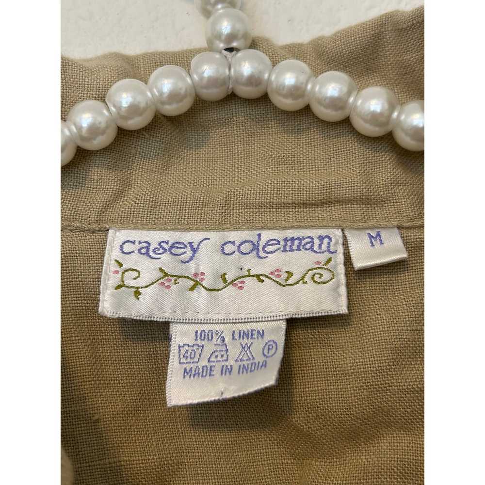 Vintage Casey Coleman Women's Size Medium 100% Li… - image 7