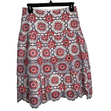 Eva Franco Eva Franco Skirt Size XS Red Blue White