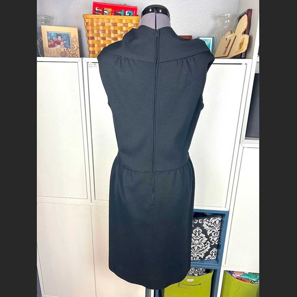 1960’s Black Wool Sleeveless Dress - image 3