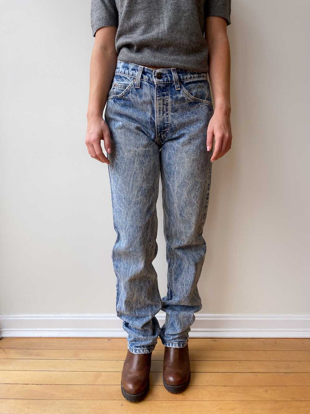80's Levi’s 505 Orange Tab Acid Wash Jeans—[28x33] - image 5