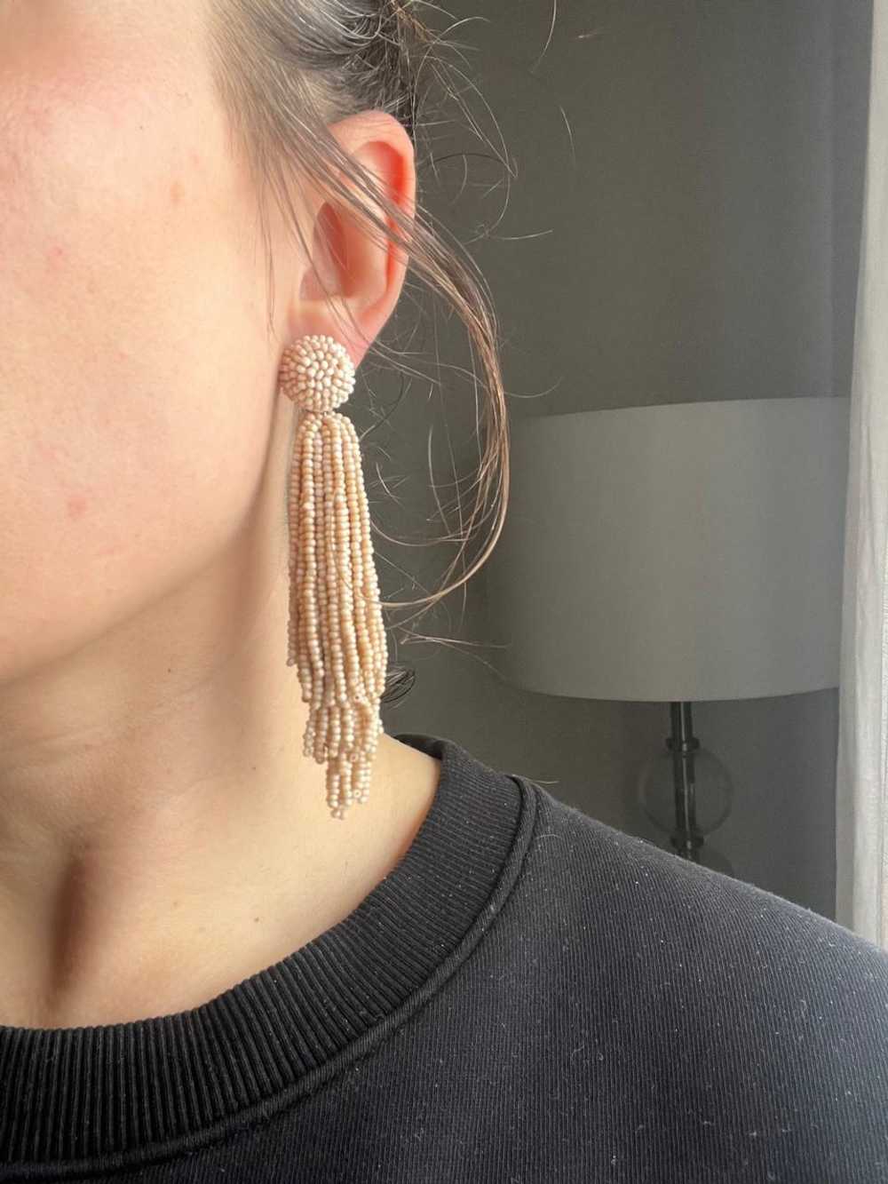 Brand Unknown Beaded Drop Earring | Used,… - image 2