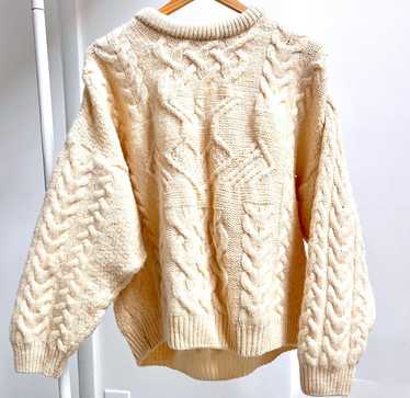 Vintage Aran Crafts knit sweater (L) | Used,… - image 1