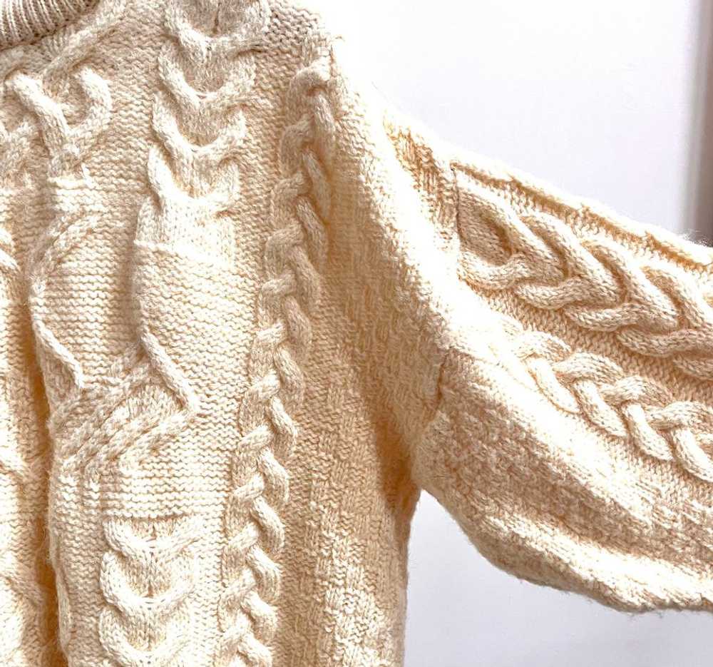 Vintage Aran Crafts knit sweater (L) | Used,… - image 2