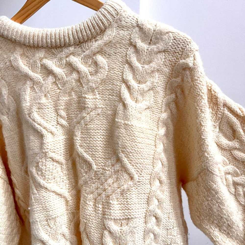 Vintage Aran Crafts knit sweater (L) | Used,… - image 3
