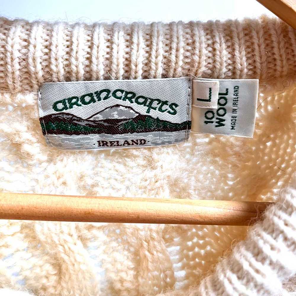 Vintage Aran Crafts knit sweater (L) | Used,… - image 4