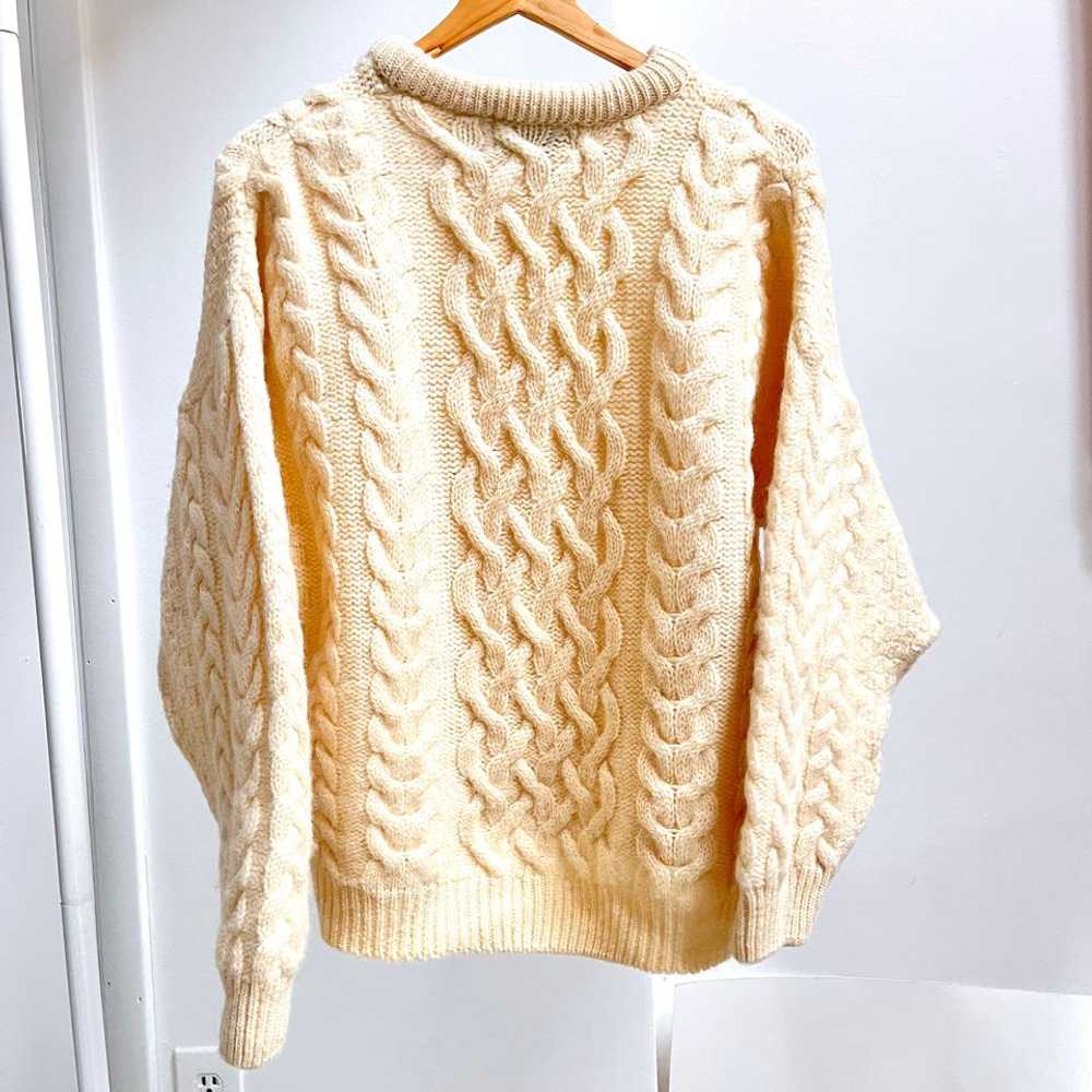 Vintage Aran Crafts knit sweater (L) | Used,… - image 5