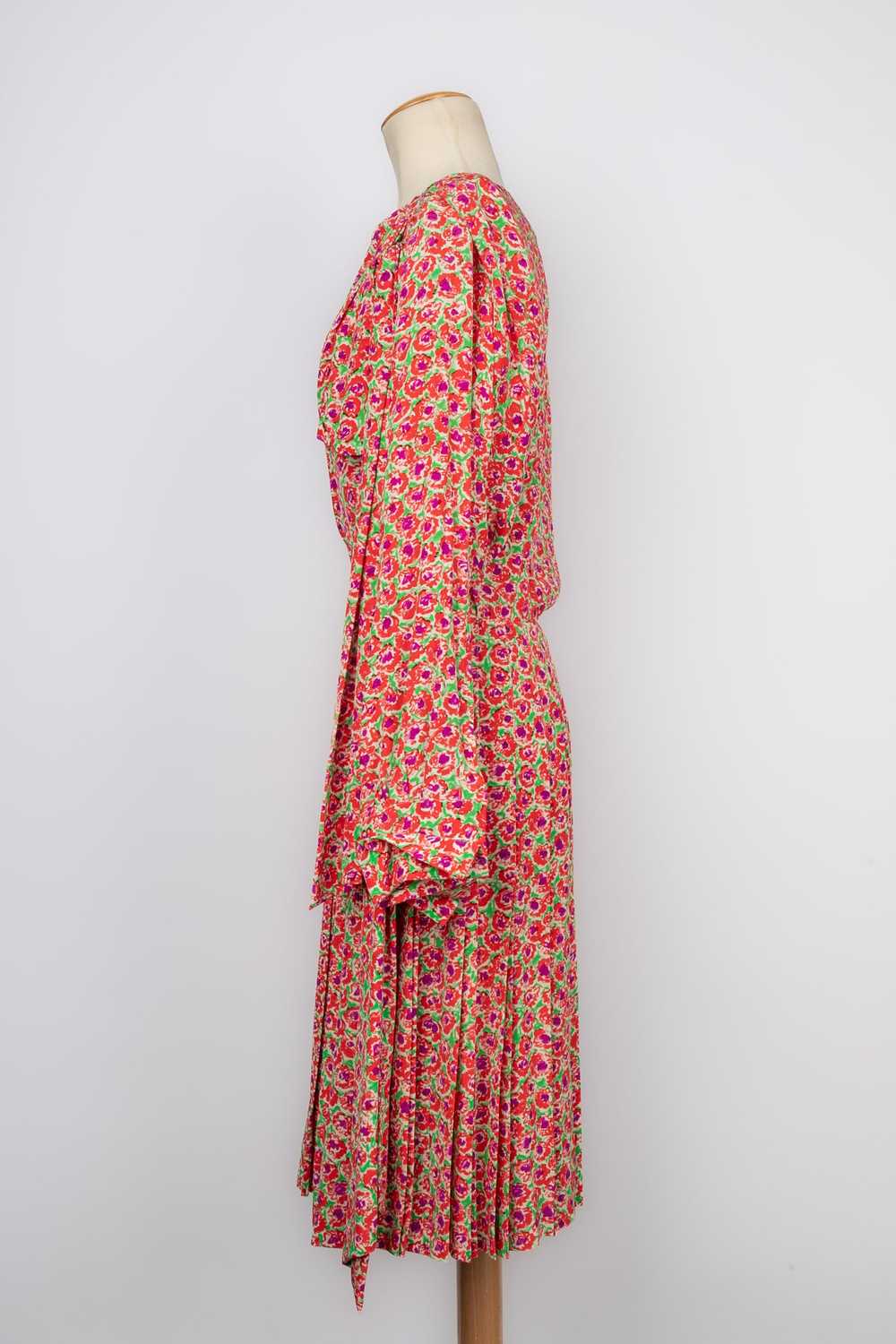 Yves Saint Laurent silk dress 1989 - image 2