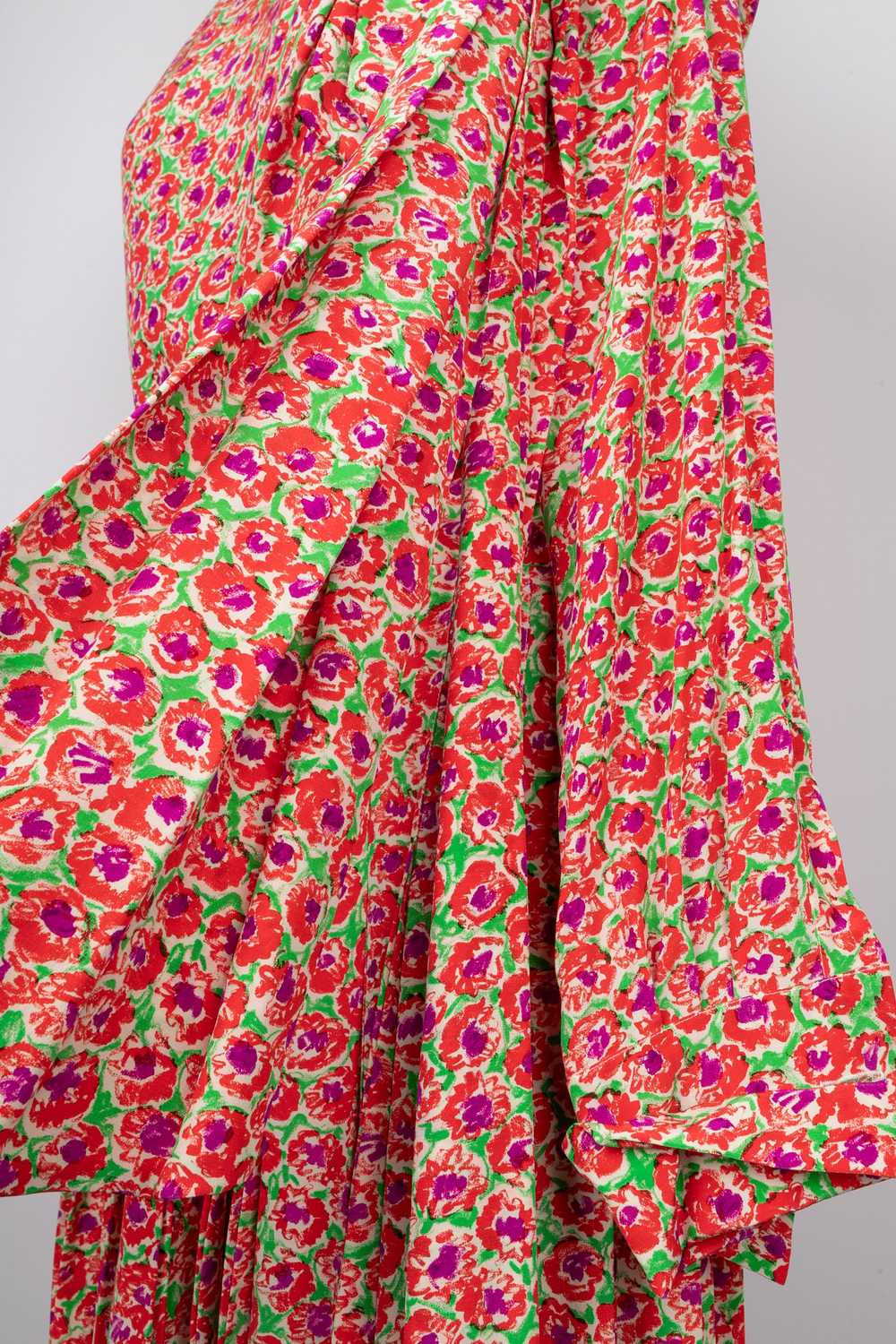 Yves Saint Laurent silk dress 1989 - image 6
