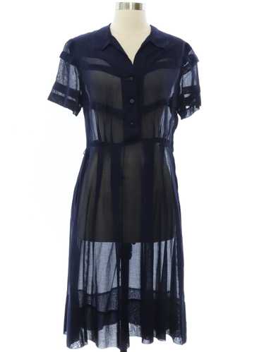 1940's Nelly Don Nelly Don Sheer Dress