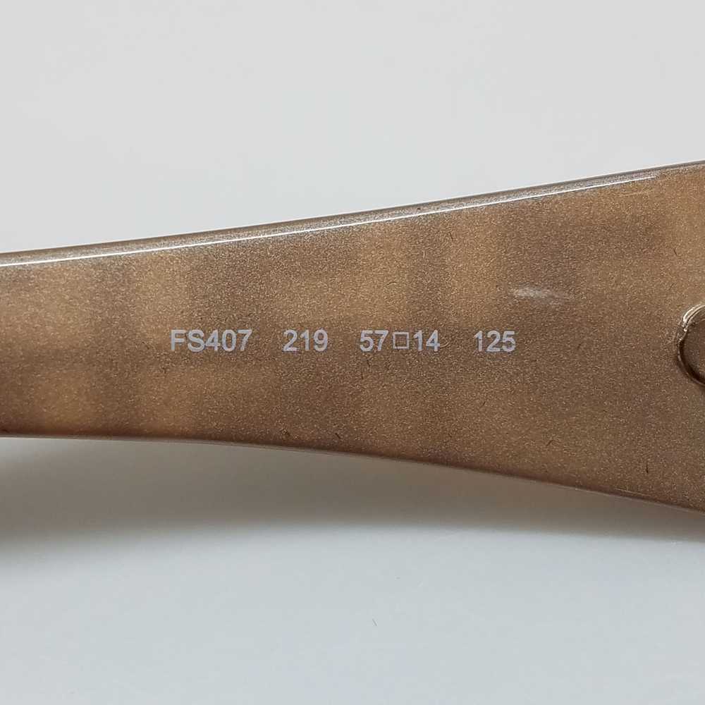 AUTHENTICATED Fendi Pink Logo Wrap Sunglasses - image 4