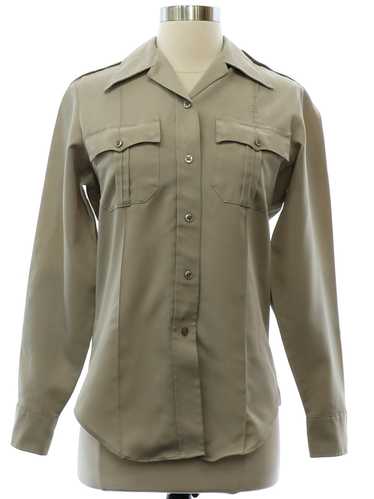1960's Mr. Marti Womens Military Uniform Style Shi