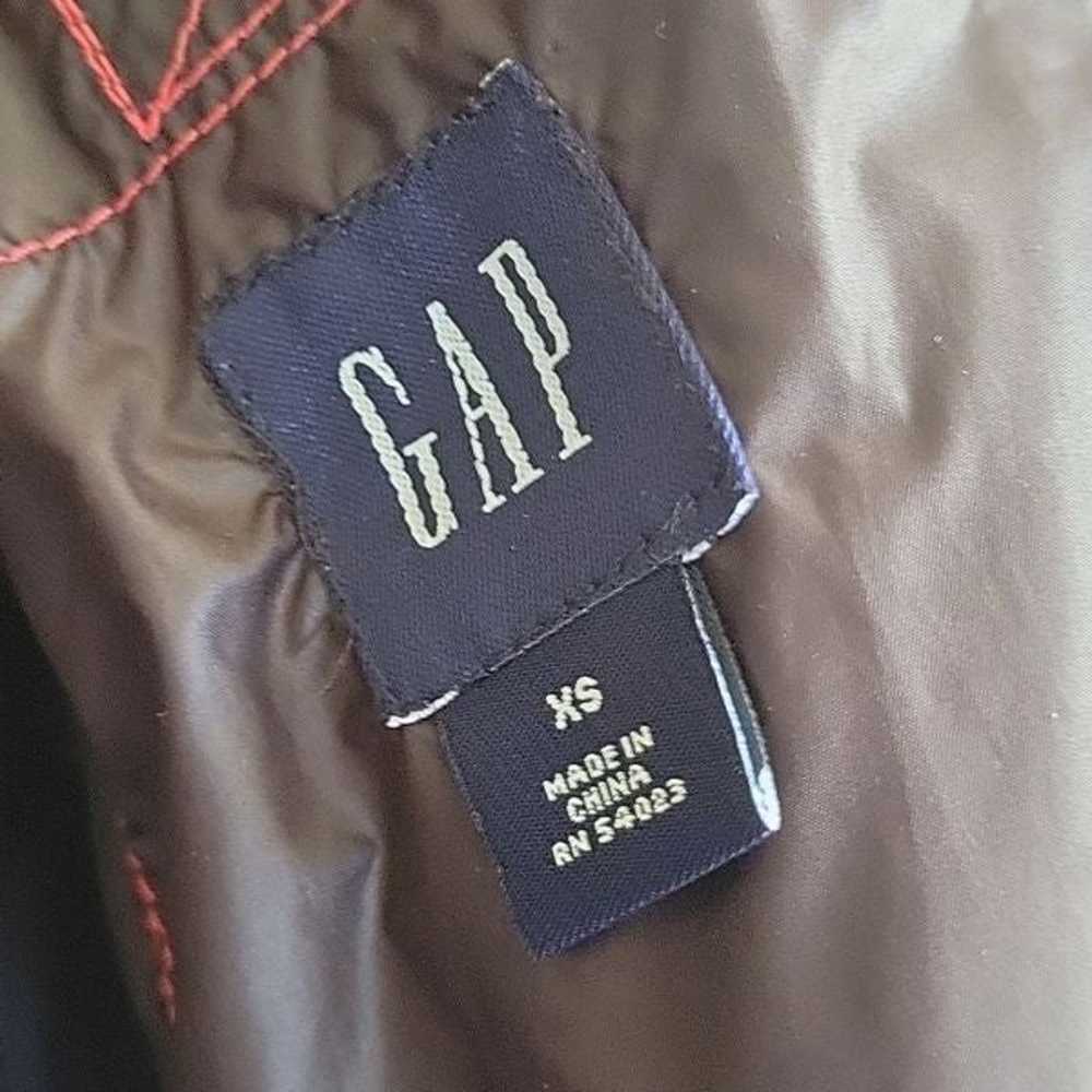Y2K GAP Brown Peace Puffer Jacket | XS - image 5