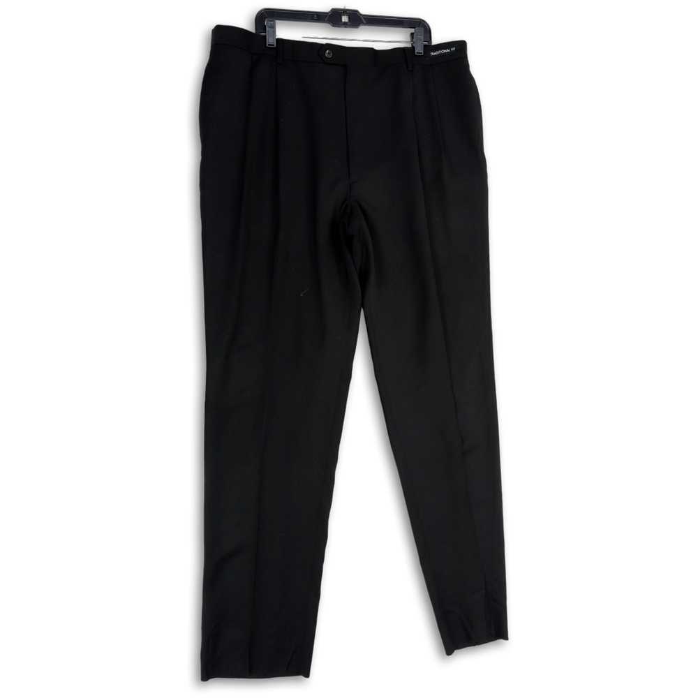 Jos. A. Bank NWT Mens Black Pleated Traditional F… - image 1