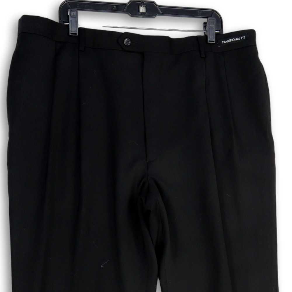 Jos. A. Bank NWT Mens Black Pleated Traditional F… - image 3