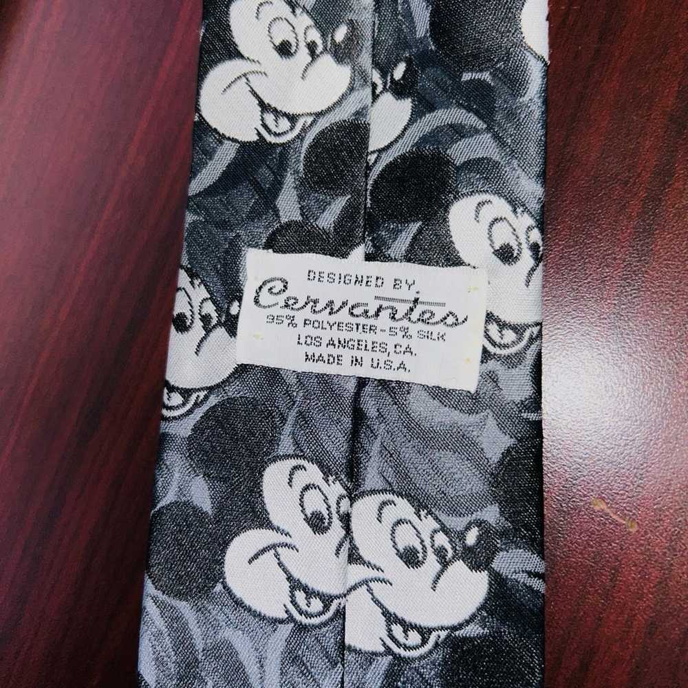 Vintage Mickey Mouse Cervantes men’s tie silk - image 3