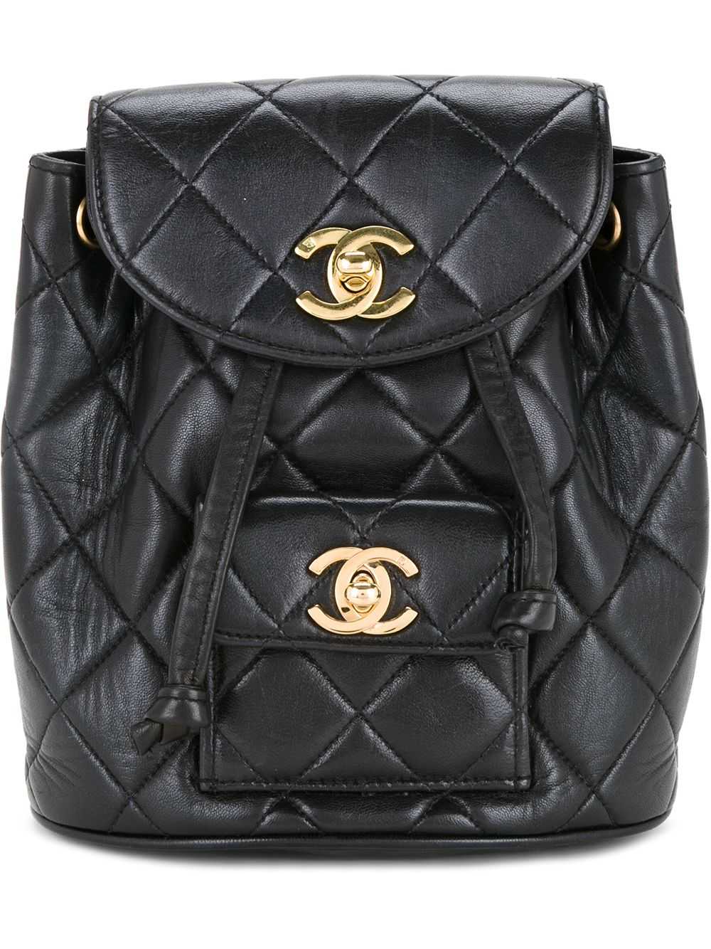 CHANEL Pre-Owned quilted backpack - Black - image 1