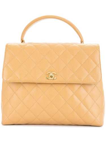 CHANEL Pre-Owned 1997-1999 quilted tote bag - Brow
