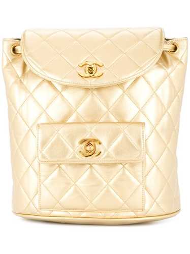 CHANEL Pre-Owned 1991-1994 quilted CC chain backpa