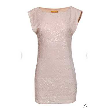 Alice + Olivia ALICE + OLIVIA Pink Sequin Cap Slee