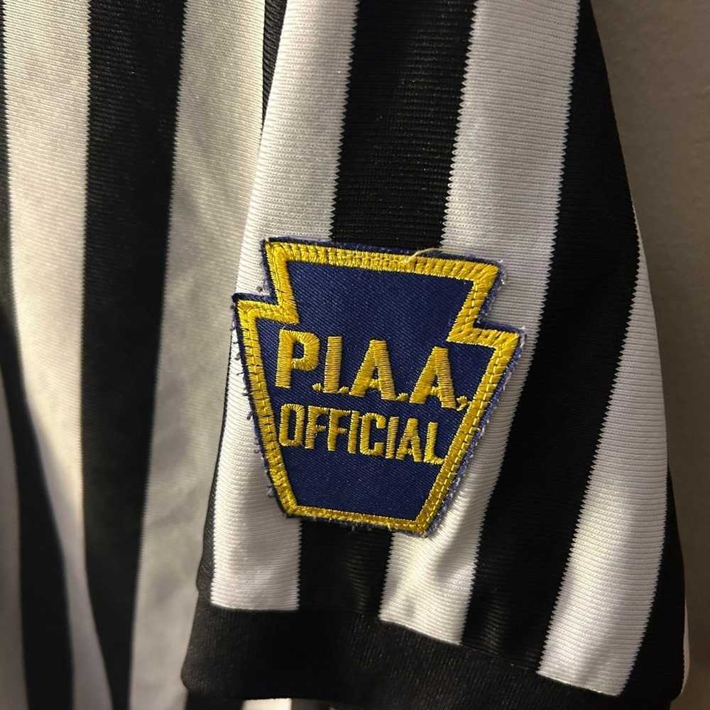 Vintage 90s Black and White Referee Jersey - image 3