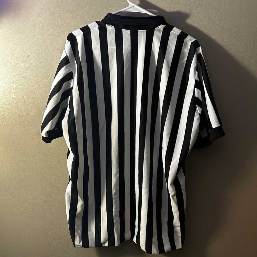 Vintage 90s Black and White Referee Jersey - image 4