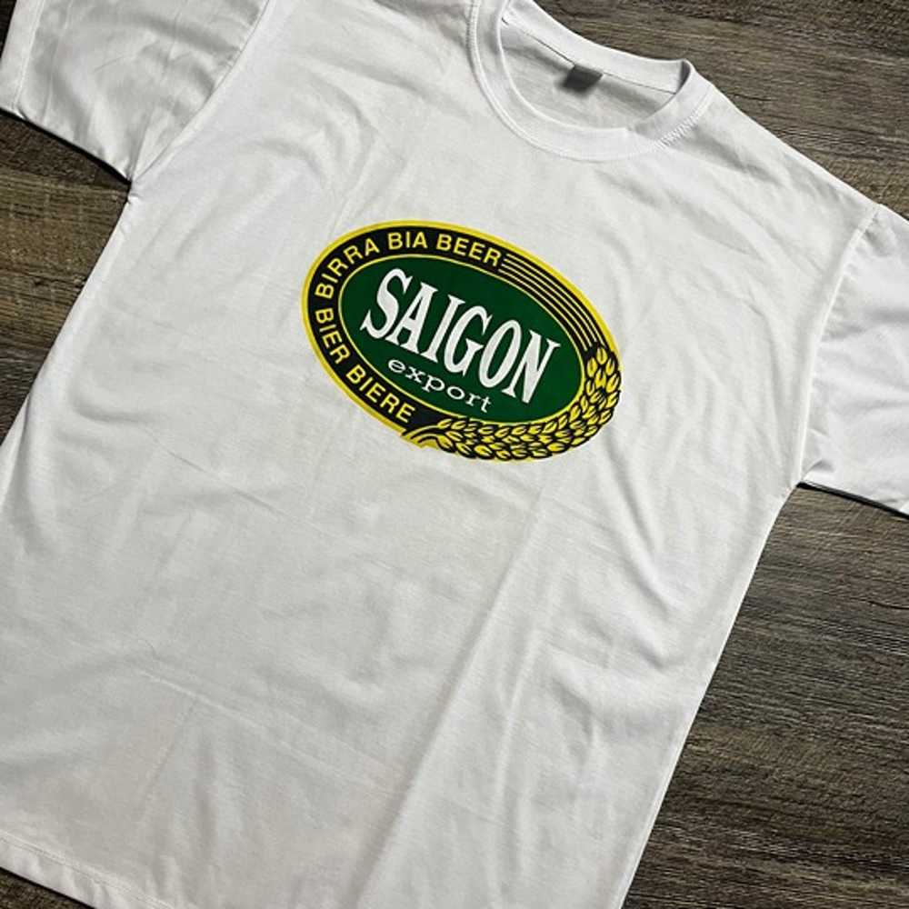 Vintage Saigon Beer Shirt Size XL White Bier Prom… - image 2