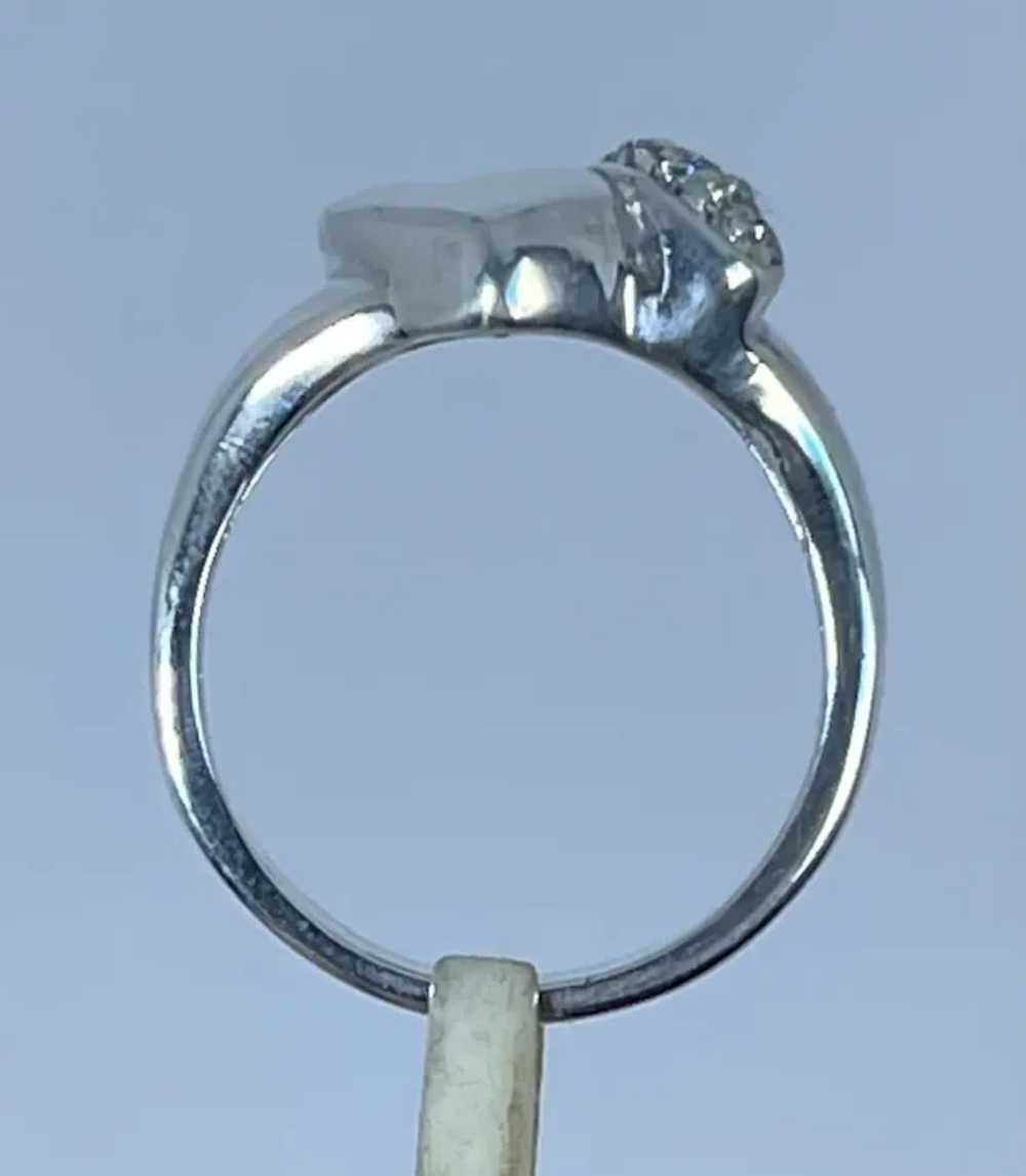 14k Diamonds Heart Ring, free resize - image 7