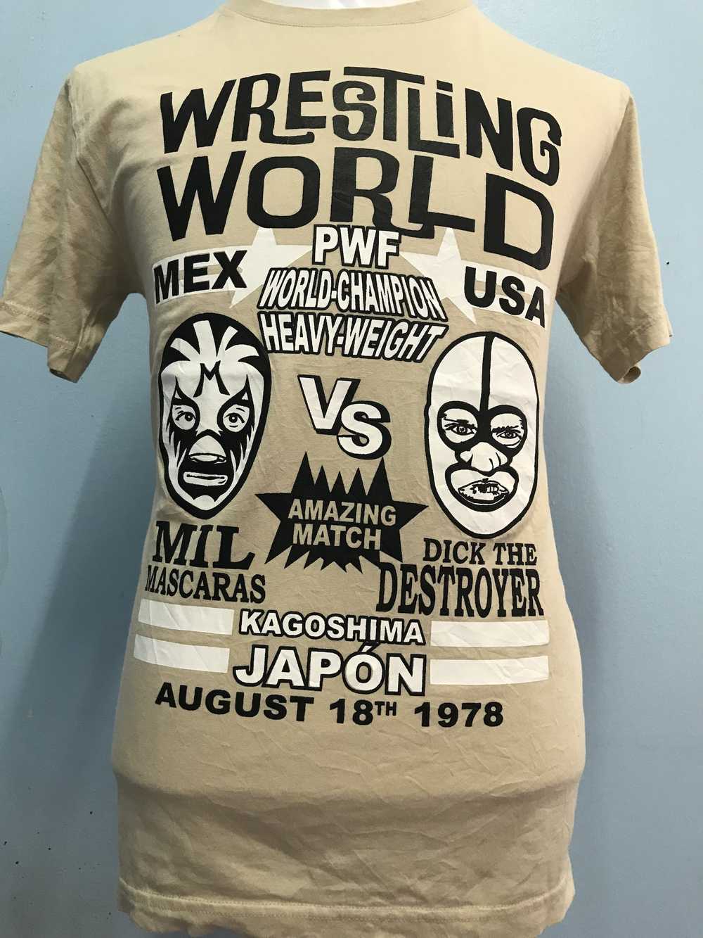 Wwe × Wwf Rare Vtg Wrestling World PWF Mil Mascar… - image 1