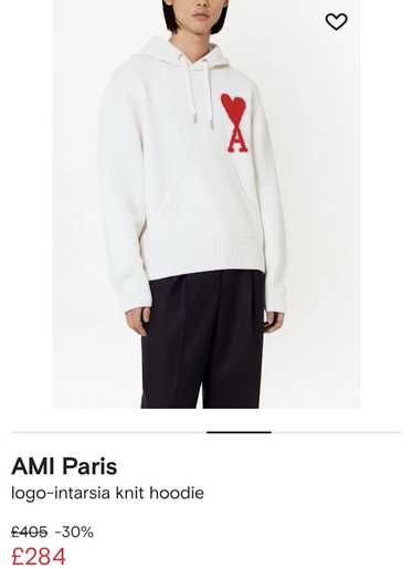 AMI AMI Paris knit hoodie - image 1