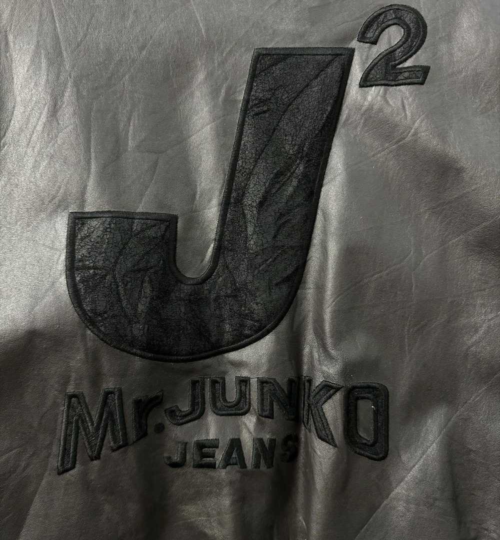 Mr. Junko Vintage Mr Junko Leather Bomber jacket - image 5