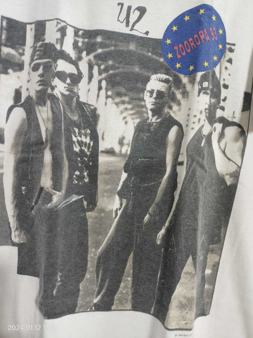 Band Tees × Tour Tee × Vintage Vintage 1993 U2 Zo… - image 2
