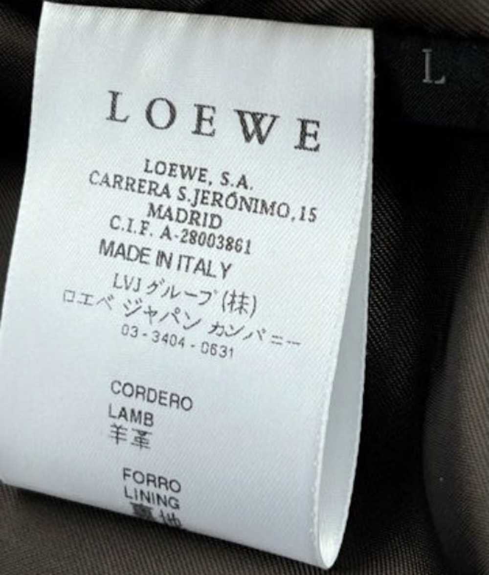 Loewe Loewe Leather Brown Jacket With Pocket Deta… - image 6