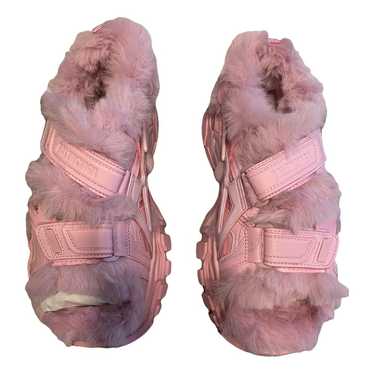 Balenciaga Track faux fur sandal - image 1