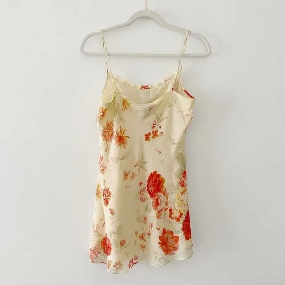 Express Vintage Y2K Floral Silk Tunic Camisole To… - image 5