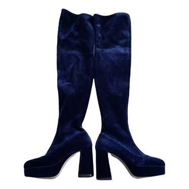 Miu Miu Velvet boots - image 1