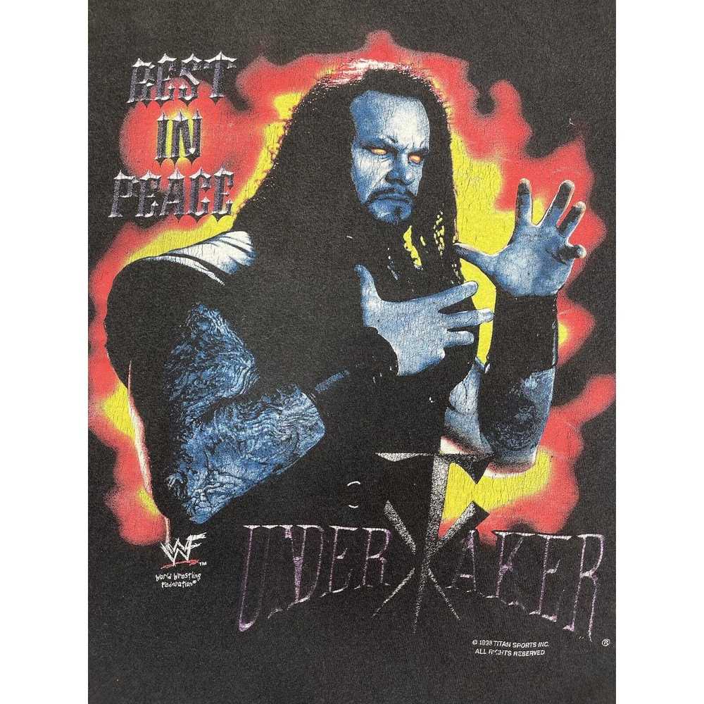 Vintage Vtg 99 WWF The Undertaker Rest In Peace F… - image 2