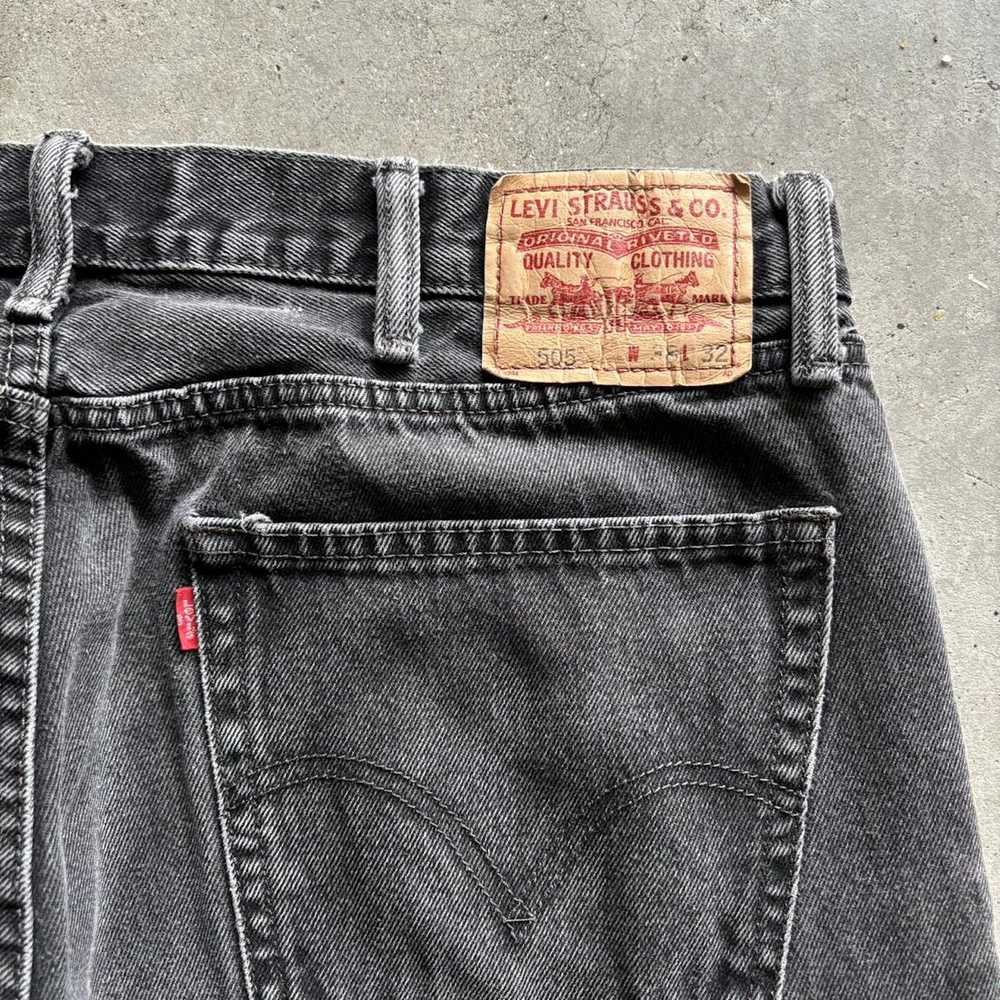 Levi's 2000s Levi’s 505 Red Tab Straight Fit Fade… - image 3