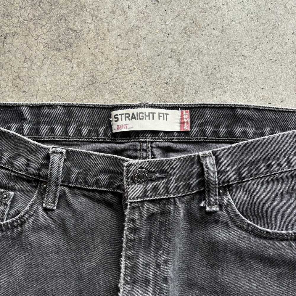 Levi's 2000s Levi’s 505 Red Tab Straight Fit Fade… - image 4