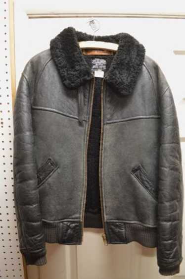 AVIREX TYPE B-3 AC-17755 USA製 34 AVIREX type B-3 mouton Flight Jacket Coat men Size 38 black