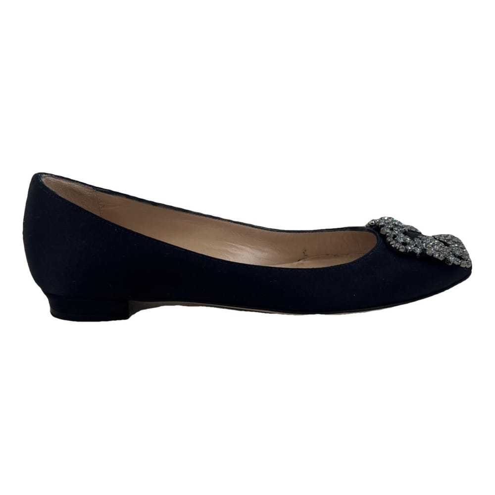 Manolo Blahnik Hangisi cloth flats - image 1