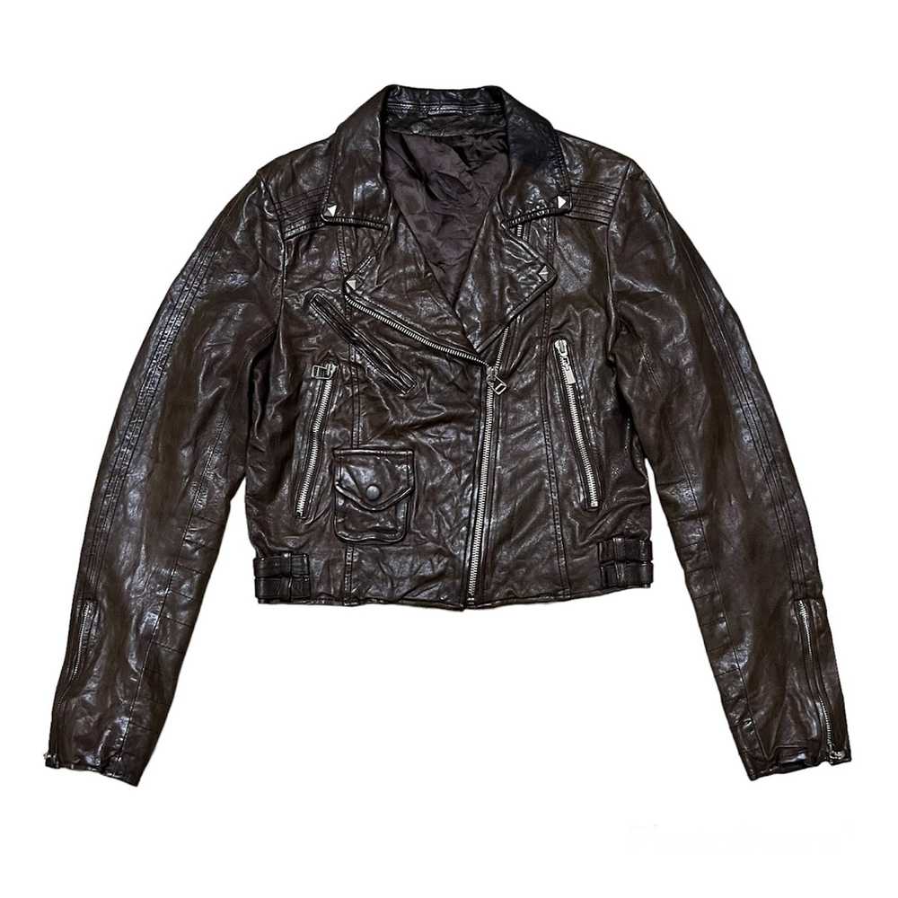 Japanese Brand × Leather Jacket × Streetwear Brow… - image 1