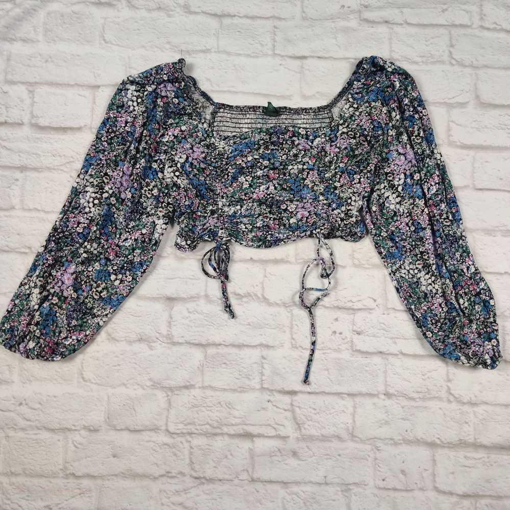 Other Wild Fable floral cropped top balloon bishop sl… - Gem