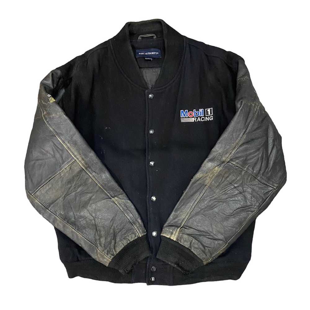 NASCAR × Racing × Varsity Jacket Mobil One Racing… - image 3